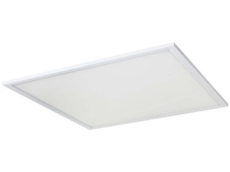 Sunlite LED Flat Panel Fixture Dimmable Surface Mount - White - Flat Panel Discount