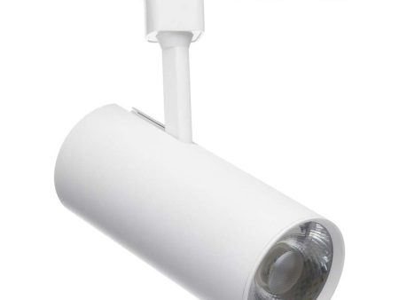 Satco 30w LED Commercial Track Head White Cylinder 36 Degree Beam Angle 120v Online