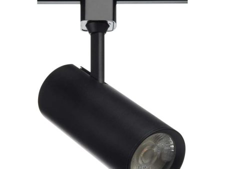 Satco 20w LED Commercial Track Head Black Cylinder 36 Degree Beam Angle 120v Hot on Sale