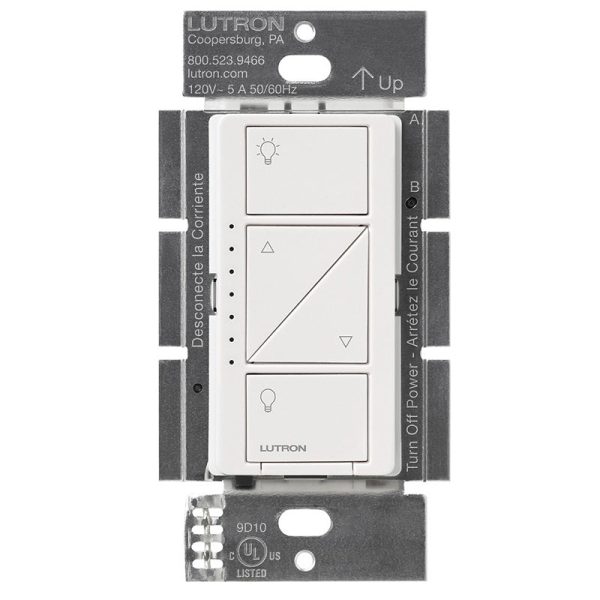 Lutron PD-10NXD-WH Caseta PRO Wireless - In-Wall Light Dimmer - White Sale