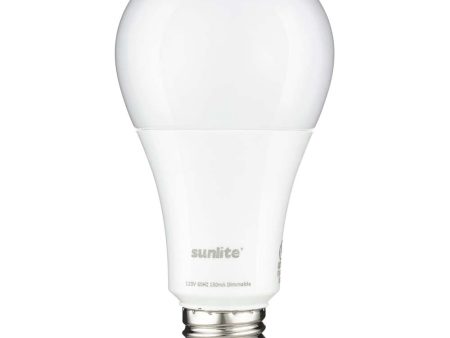 Sunlite 19w 3-Way LED A21 Dimmable 3000k Warm White E26 Medium Base Bulb Sale