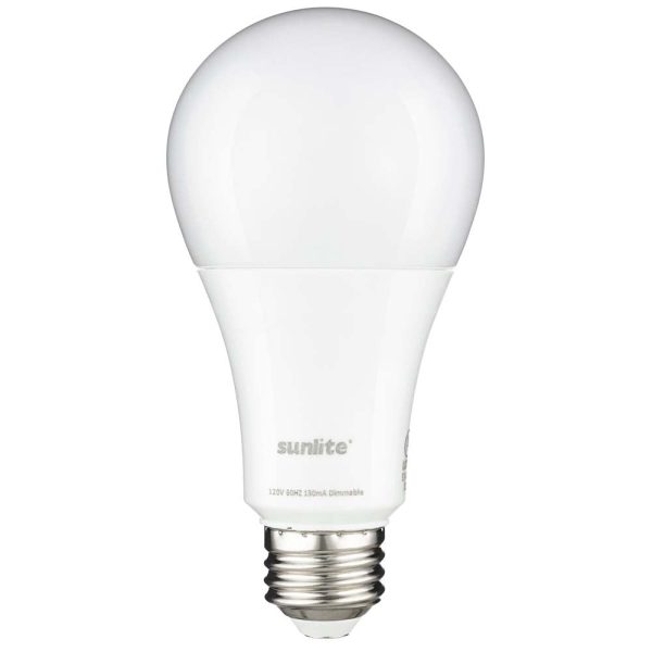 Sunlite 19w 3-Way LED A21 Dimmable 3000k Warm White E26 Medium Base Bulb Sale