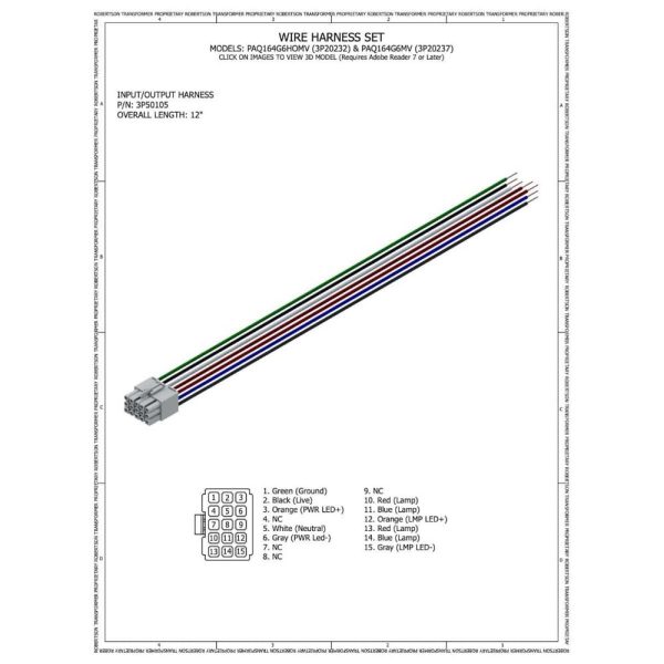 Robertson PAQ164G6MV Electronic Program Start Ballast 100-240V Sale