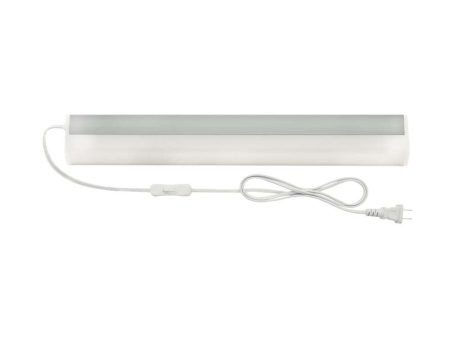 Nuvo 18-in 10w LED Under Cabinet Light Bar White Finish - 3000k Warm White For Cheap