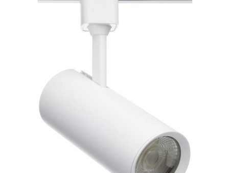 Satco 20w LED Commercial Track Head White Cylinder 24 Degree Beam Angle 120v Online