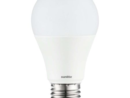 Sunlite 15w 3-Way LED A19 4000k Cool White E26 Medium Base Bulb For Discount