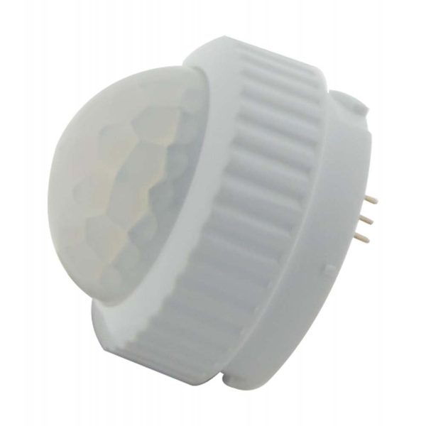 Satco 12v LED PIR Sensor for use with Utility Multi Beam Fixtures White Finish Fashion