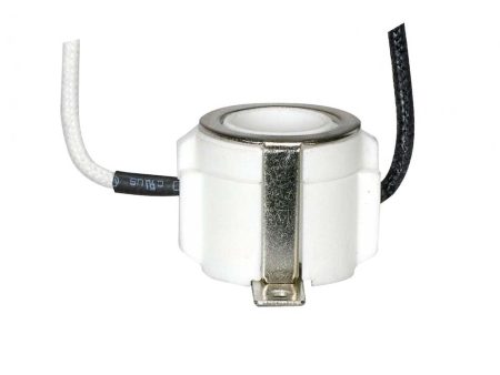 Satco 18-in Leads E11 Mini Can Halogen Socket w Side Wired & Screw Mount Bracket Online Sale