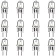 12PK - SUNLITE 20w 120v Single Ended T3.5 GY6.35 Bi-Pin Base 3200K Halogen Lamp Supply