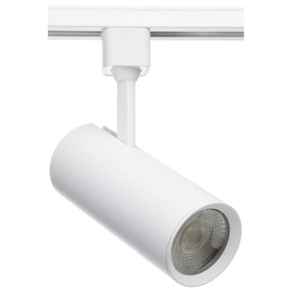 Satco 20w LED Commercial Track Head White Cylinder 36 Degree Beam Angle 120v For Cheap