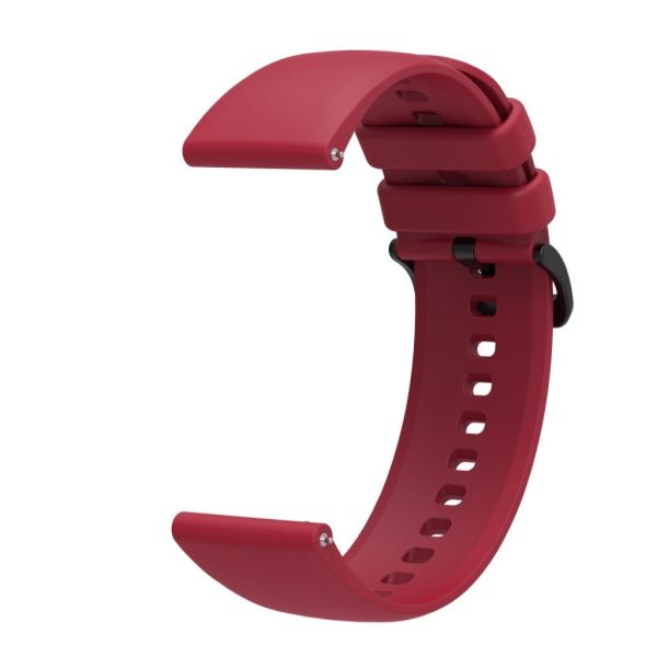 22mm Universal sporty silicone watch strap - Wine Red Online Hot Sale