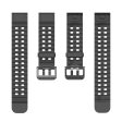 26mm Silicone Strap Garmin Fenix 8 51mm   Enduro 3   Enduro 2 Quick Release Ocean Watch Band - Black Hot on Sale