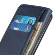 Wallet-style genuine leather flipcase for Xiaomi Redmi 12 - Blue Supply