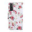 Wonderland Samsung Galaxy S22 flip case - Red Peony Flower For Cheap