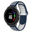 26mm Garmin Forerunner 735XT   220   230   235   620   630 dual-color silicone watch band - Dark Blue   White Fashion