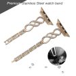 Apple Watch Series 8 (41mm) rhinestone décor wrist strap - Gold For Discount