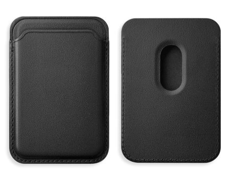 Magnetic card holder with MagSafe compatibility - Black For Sale