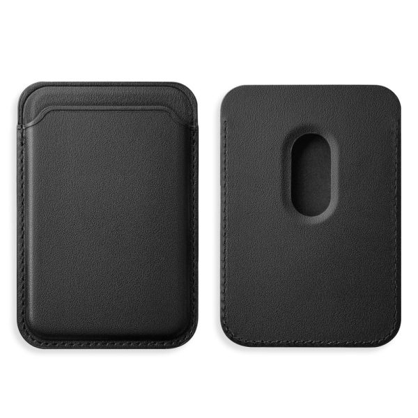 Magnetic card holder with MagSafe compatibility - Black For Sale