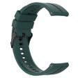 22mm Universal silicone watch strap - Blackish Green For Sale