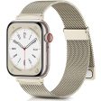 Apple Watch Series 41mm - 40mm - 38mm Metal Strap Watchband - Champagne Gold Hot on Sale