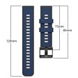 20mm Universal dual color silicone strap - Wine Red   Black Online