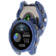 Garmin Fenix 8 51mm Watch Case Half Wrapped Flexible Flexible Protective Cover - Transparent Blue Sale