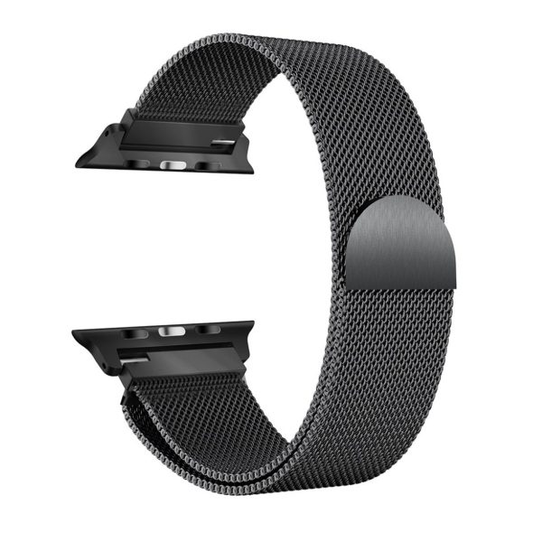 Apple Watch 38mm unique stainless steel watch band - Black Online Hot Sale