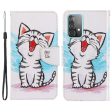 Wonderland Samsung Galaxy A33 5G flip case - Cute Cat Cheap