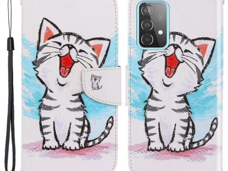 Wonderland Samsung Galaxy A33 5G flip case - Cute Cat Cheap