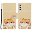 Wonderland Samsung Galaxy A35 flip case - Akita Dog Discount