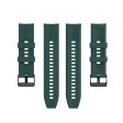 22mm Universal silicone watch strap - Blackish Green For Sale