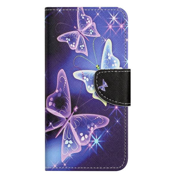 Wonderland Samsung Galaxy A55 flip case - Sparkling Butterflies Hot on Sale