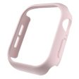 Apple Watch Series 10 46mm Case Matte Hollow Hard Bump Resistant Watch Protective Cover - Pink Online Hot Sale