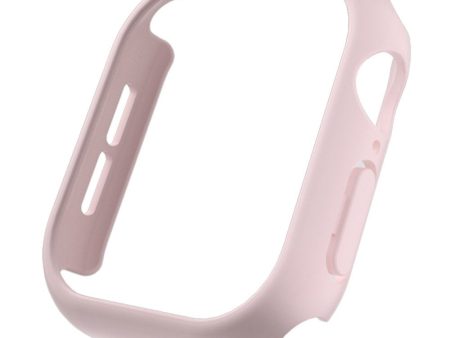 Apple Watch Series 10 46mm Case Matte Hollow Hard Bump Resistant Watch Protective Cover - Pink Online Hot Sale