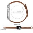 Apple Watch Series 8 (41mm) cowhide genuine leather watch strap - Brown Online