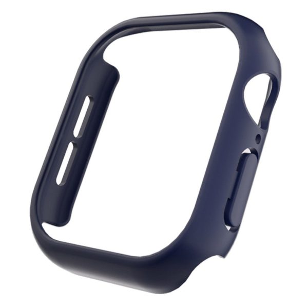 Apple Watch Series 10 46mm Case Matte Hollow Hard Bump Resistant Watch Protective Cover - Midnight Blue Cheap