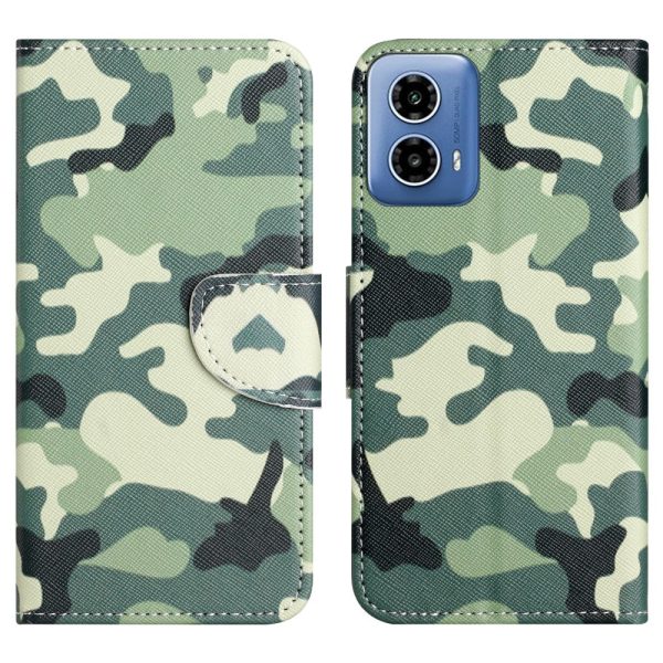 Wonderland Motorola Moto G24 flip case - Camouflage Cheap