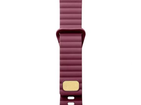 Apple Watch Series 41mm - 40mm - 38mm Strap Silicone Replacemnet Band - Wine Red Online