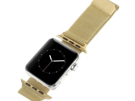 Apple Watch 38mm milanese stainless steel watchband - Champagne Gold Sale