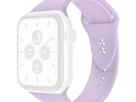 Apple Watch Series 8 (45mm)   Watch Ultra silicone watch strap - Light Purple Size: S   M Sale