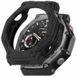 Huami Amazfit T-Rex 3 Flexible Watch Case Anti-Scratch Hollow Watch Frame Cover - Black Cheap