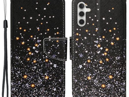 Wonderland Samsung Galaxy A05s flip case - Shattered Stars on Sale