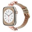 Apple Watch Series 49mm - 45mm - 44mm - 42mm Watchband - Rose Gold   Brownness For Sale