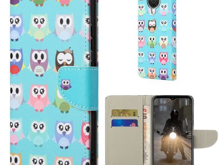 Wonderland Nokia G20   G10 flip case - Cute Owls Online Hot Sale