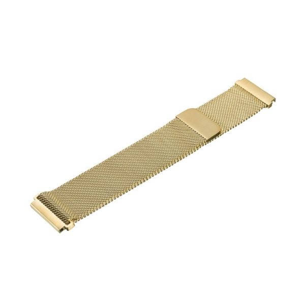 22mm Universal stainless steel watch band - Gold on Sale