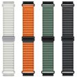 22mm Nylon Band for Huawei Watch 4   4 Pro   GT 4 46mm Wave Design Watch Strap - Army Green For Discount