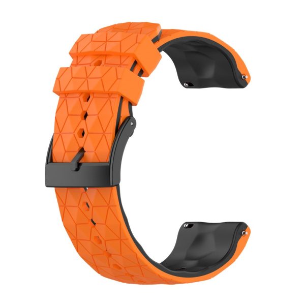 24mm silicone watch strap for Suunto - Orange Online Sale