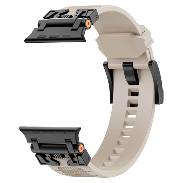 Apple Watch Series 49mm - 45mm - 44mm - 42mm Flexible Watch Band - Black   Starlight Online Hot Sale