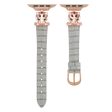 Apple Watch Series 41mm - 40mm - 38mm Watch Band Bamboo Textured - Rose Gold   Grey Online Sale