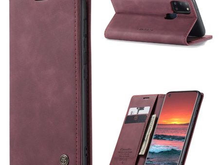 CaseMe Samsung Galaxy A21s Vintage Case - Wine Red on Sale